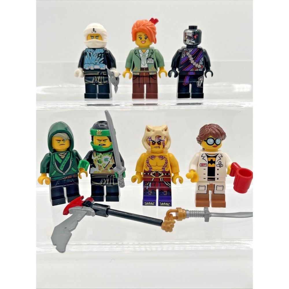LEGO Ninjago Minifigure Lot Lloyd Zane Cryptor Misako Krait GPL Tech